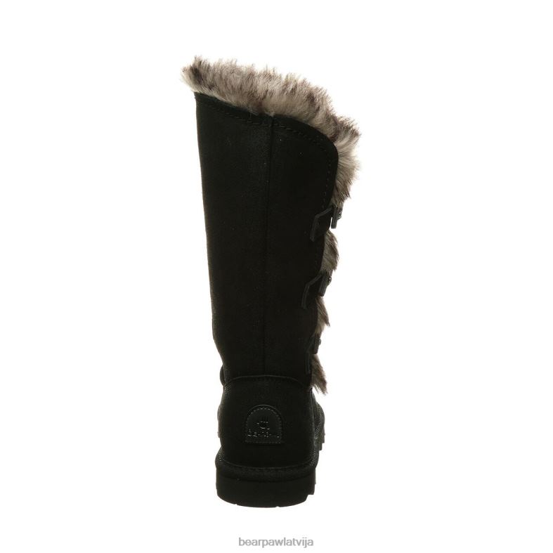 vecumā melns sievietes zābaki BEARPAW smirģelis P2XFF210
