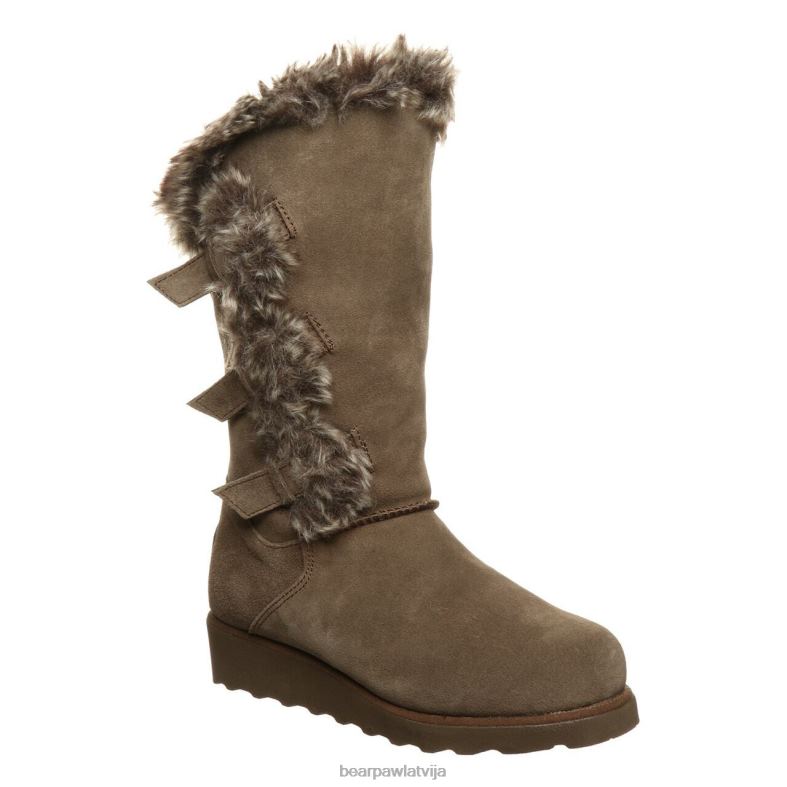 zīmogs brūns sievietes zābaki BEARPAW Genevieve P2XFF68