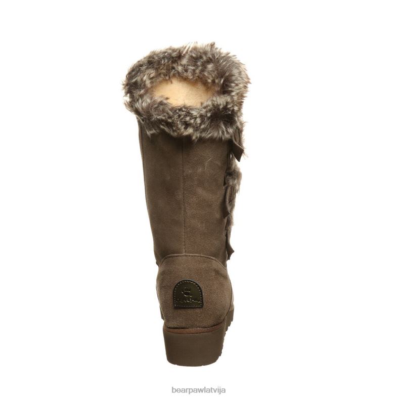 zīmogs brūns sievietes zābaki BEARPAW Genevieve P2XFF68
