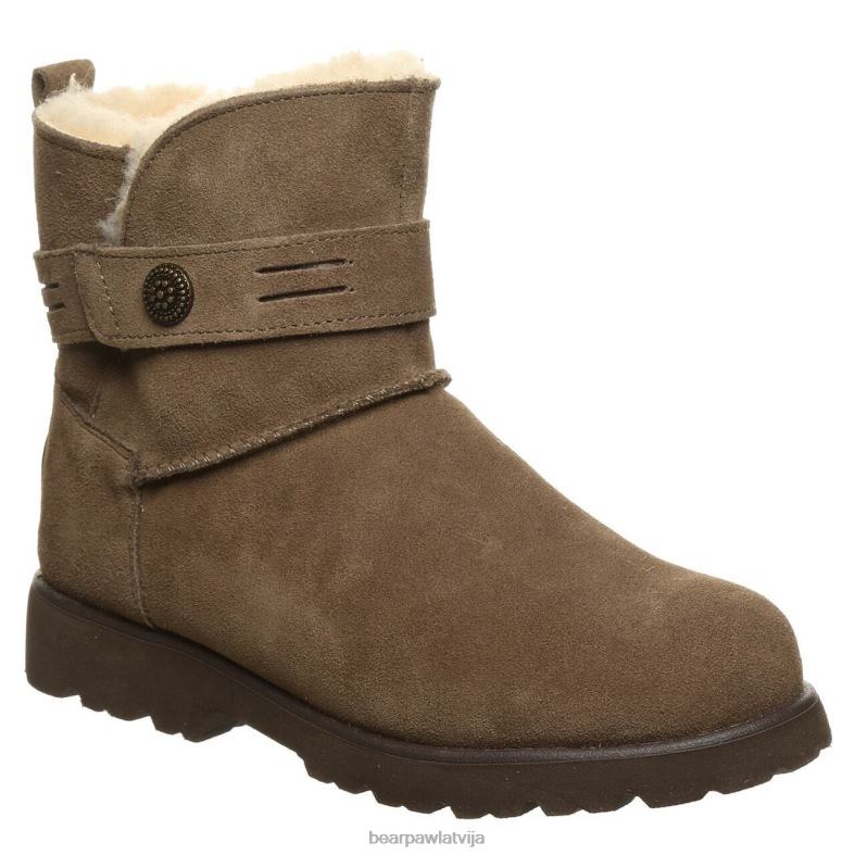 zīmogs brūns sievietes zābaki BEARPAW Wellston P2XFF66