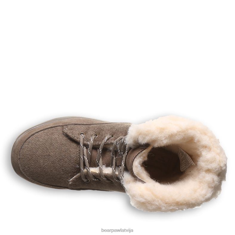 zīmogs brūns sievietes zābaki BEARPAW cheryl P2XFF140