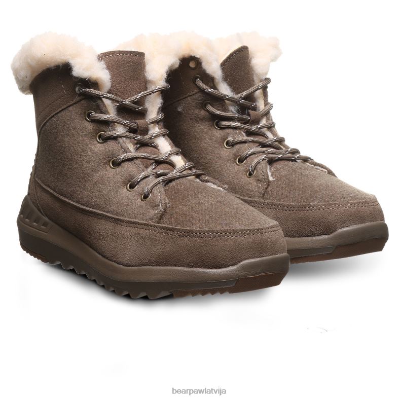 zīmogs brūns sievietes zābaki BEARPAW cheryl P2XFF140