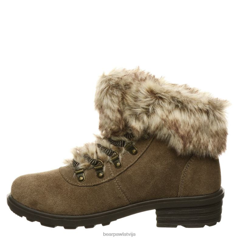 zīmogs brūns sievietes zābaki BEARPAW mierīgums P2XFF202