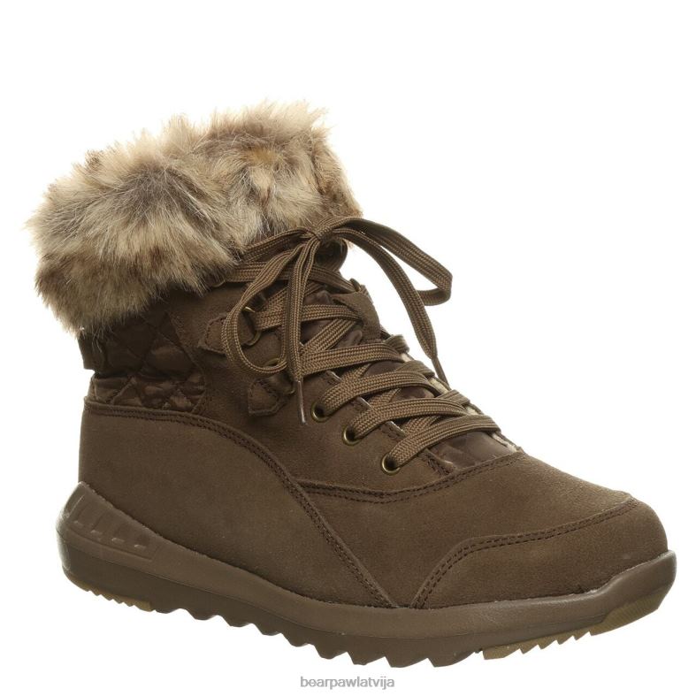 zīmogs brūns sievietes zābaki BEARPAW robins P2XFF51