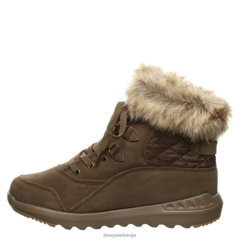 zīmogs brūns sievietes zābaki BEARPAW robins P2XFF51