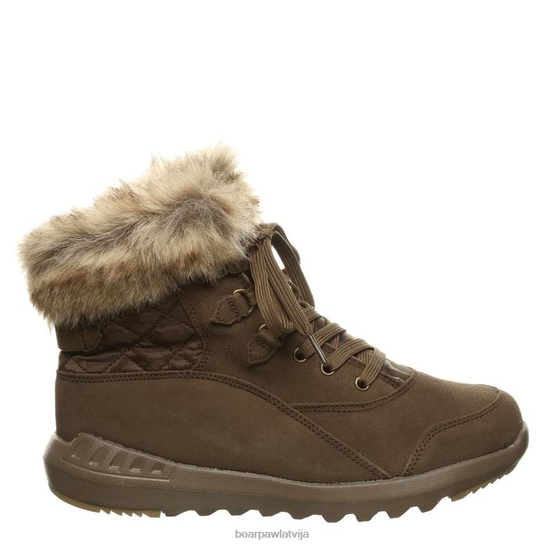 zīmogs brūns sievietes zābaki BEARPAW robins P2XFF51