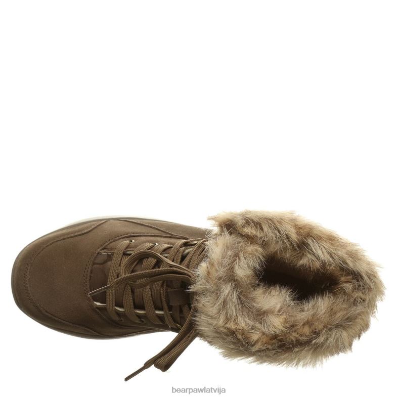 zīmogs brūns sievietes zābaki BEARPAW robins P2XFF51