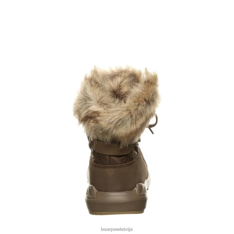 zīmogs brūns sievietes zābaki BEARPAW robins P2XFF51
