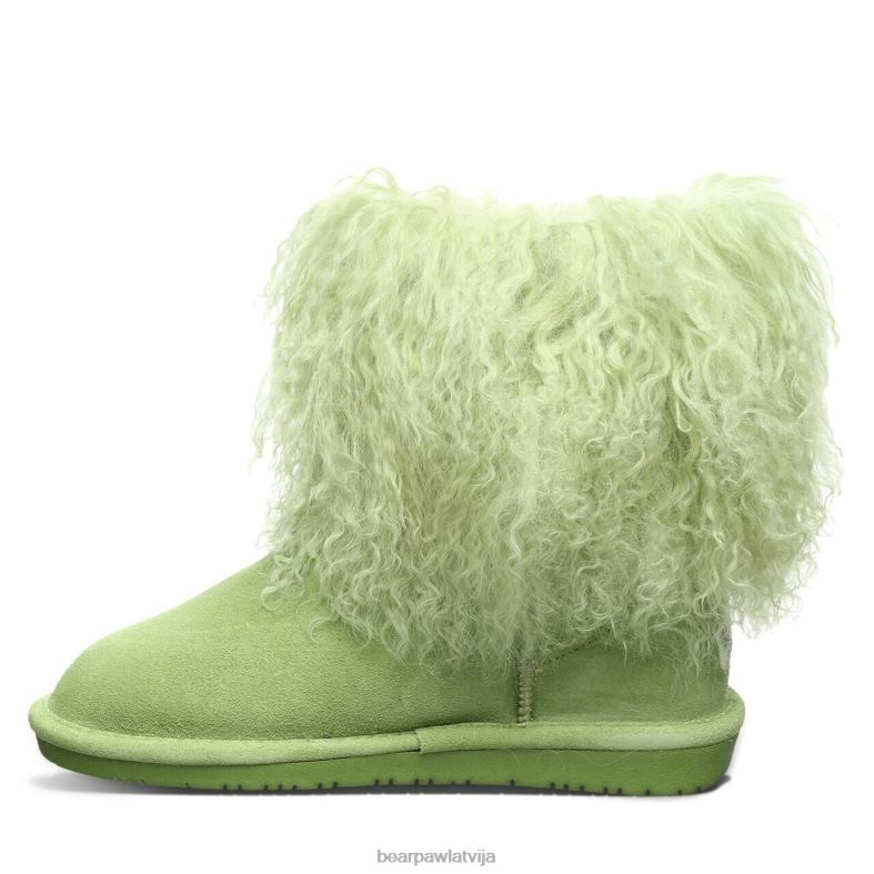 zaļš sievietes zābaki BEARPAW bāā P2XFF133