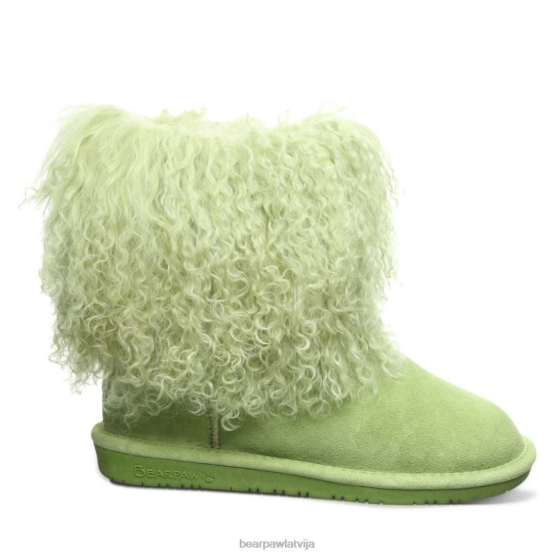 zaļš sievietes zābaki BEARPAW bāā P2XFF133