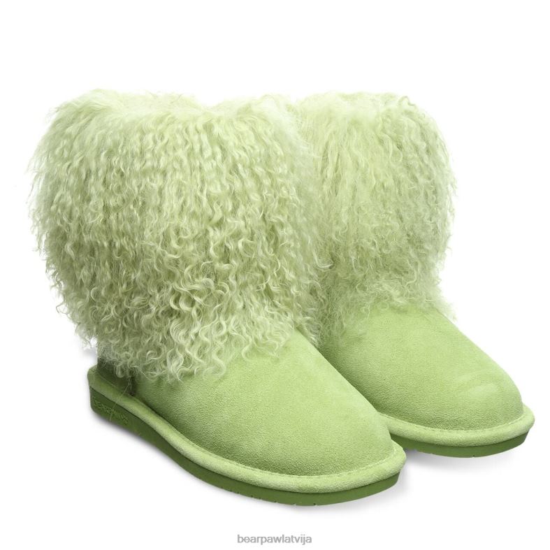 zaļš sievietes zābaki BEARPAW bāā P2XFF133