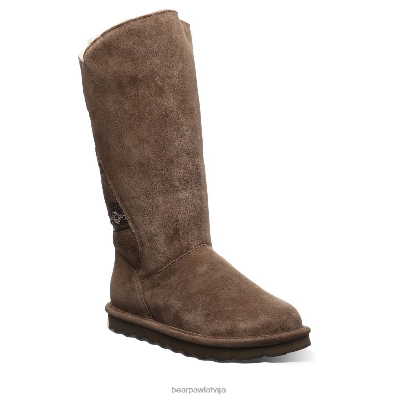 zeme sievietes zābaki BEARPAW violets P2XFF121