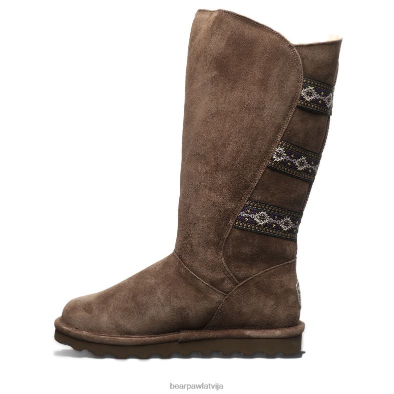 zeme sievietes zābaki BEARPAW violets P2XFF121