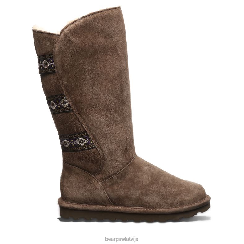 zeme sievietes zābaki BEARPAW violets P2XFF121