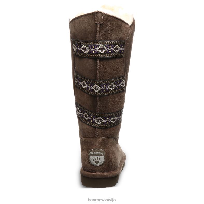 zeme sievietes zābaki BEARPAW violets P2XFF121