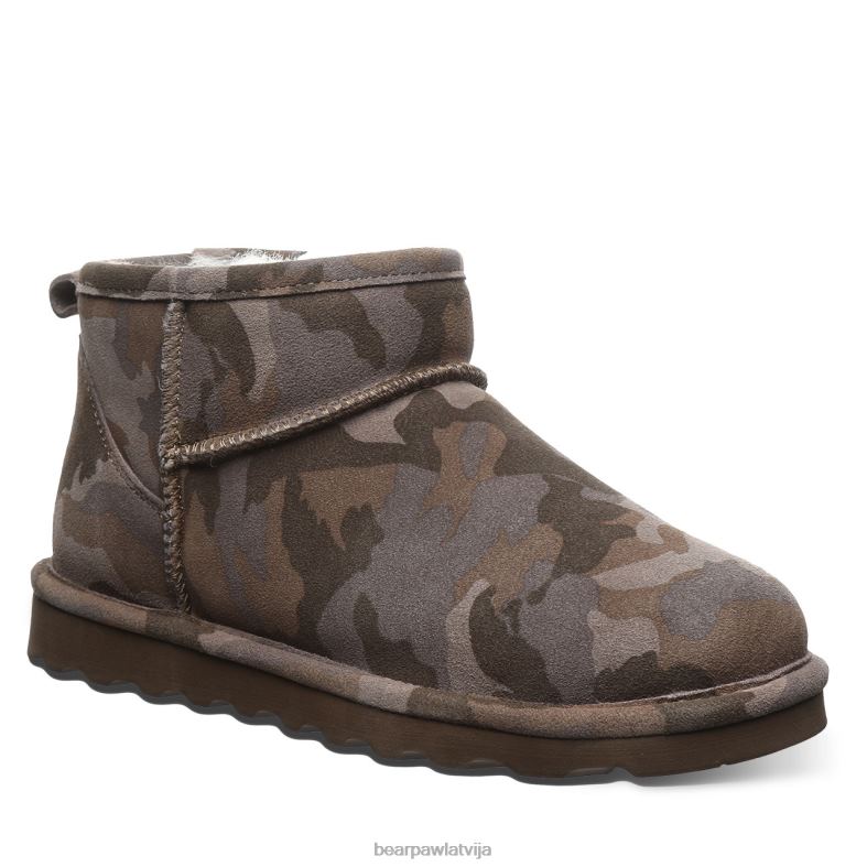 zemes kamo sievietes zābaki BEARPAW īsa eksotika P2XFF136