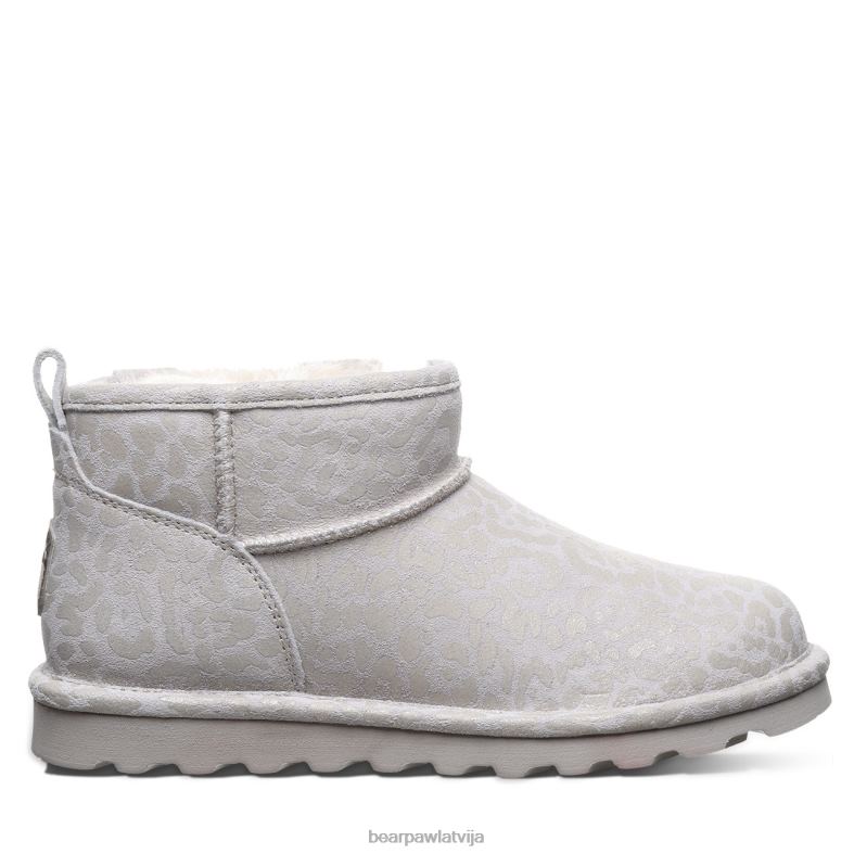 ziemas baltie leoparda spīdumi sievietes zābaki BEARPAW īsa eksotika P2XFF33