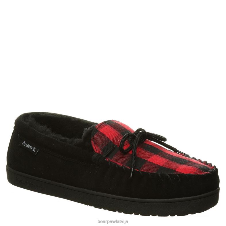 melns multiadījums vīriešiem čības BEARPAW moc ii P2XFF542