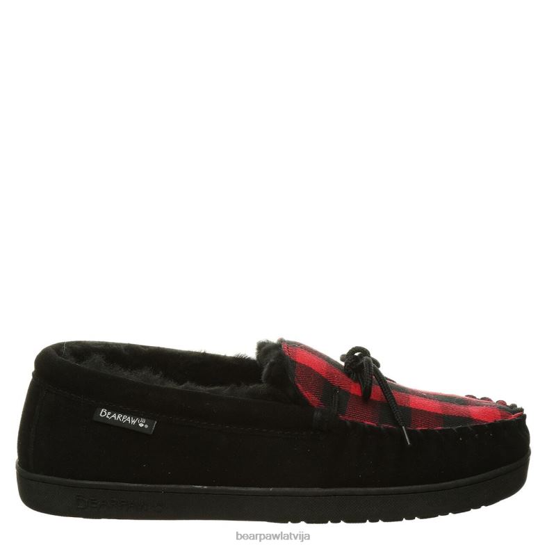 melns multiadījums vīriešiem čības BEARPAW moc ii P2XFF542