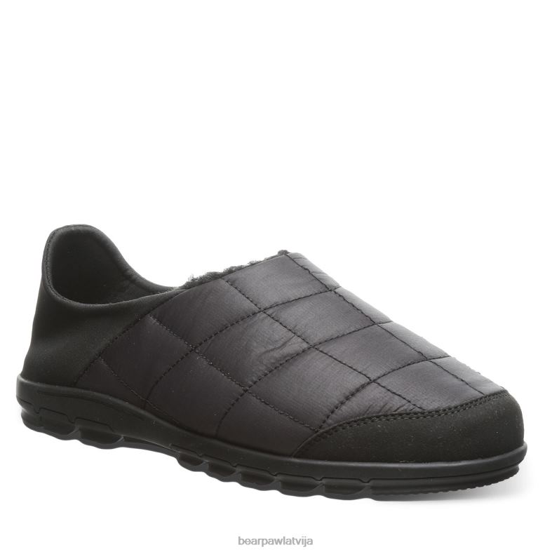 melns vīriešiem čības BEARPAW Harijs P2XFF536