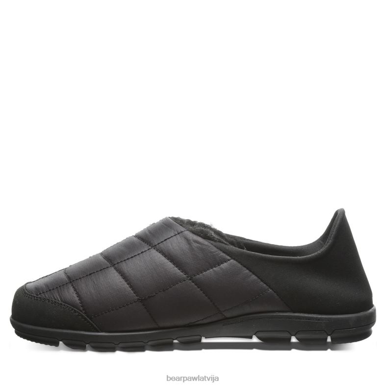 melns vīriešiem čības BEARPAW Harijs P2XFF536