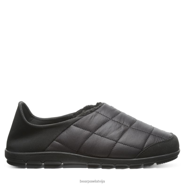 melns vīriešiem čības BEARPAW Harijs P2XFF536