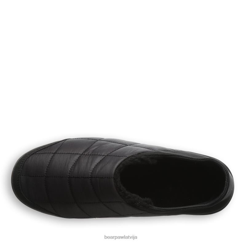 melns vīriešiem čības BEARPAW Harijs P2XFF536