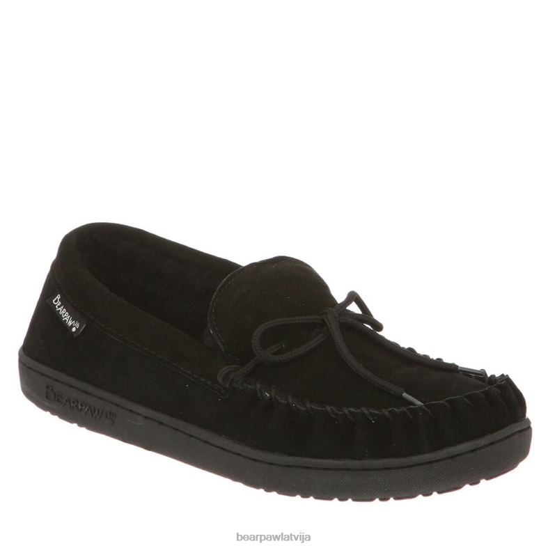 melns vīriešiem čības BEARPAW moc ii P2XFF534