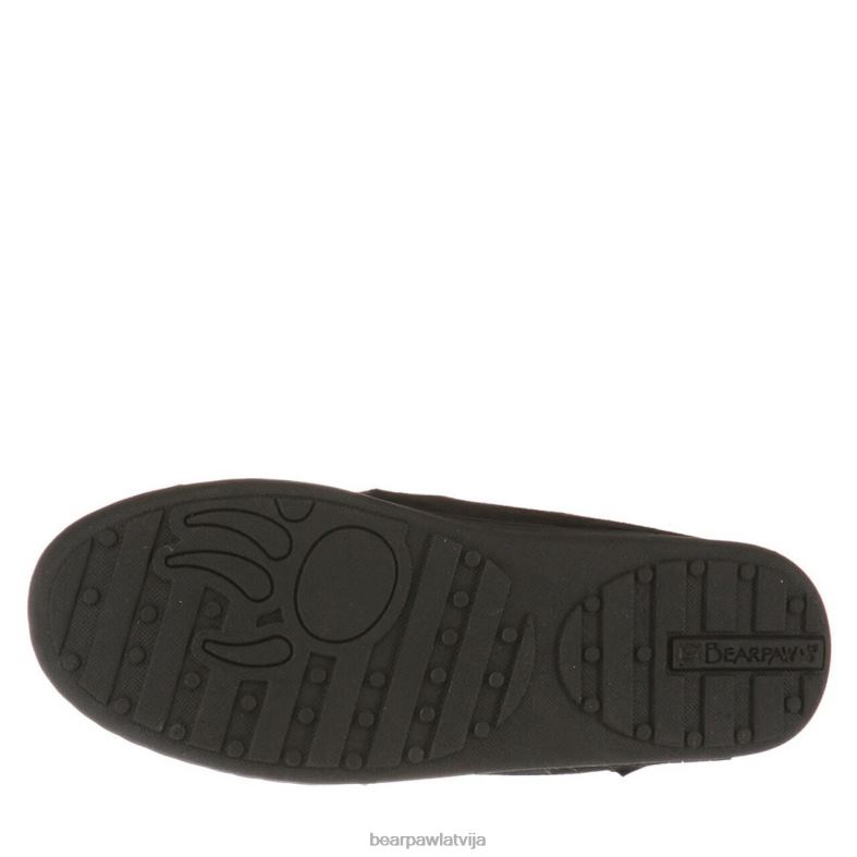 melns vīriešiem čības BEARPAW moc ii P2XFF534