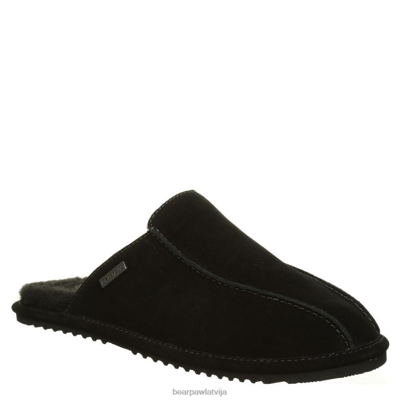 melns vīriešiem čības BEARPAW pierre P2XFF529