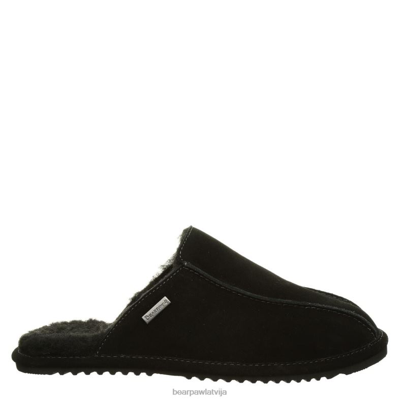 melns vīriešiem čības BEARPAW pierre P2XFF529
