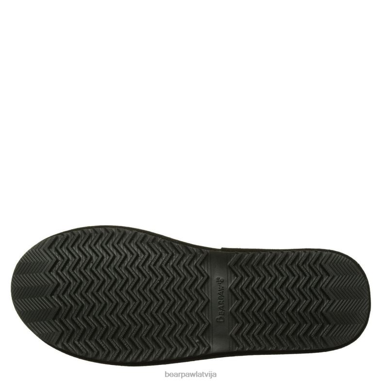 melns vīriešiem čības BEARPAW pierre P2XFF529