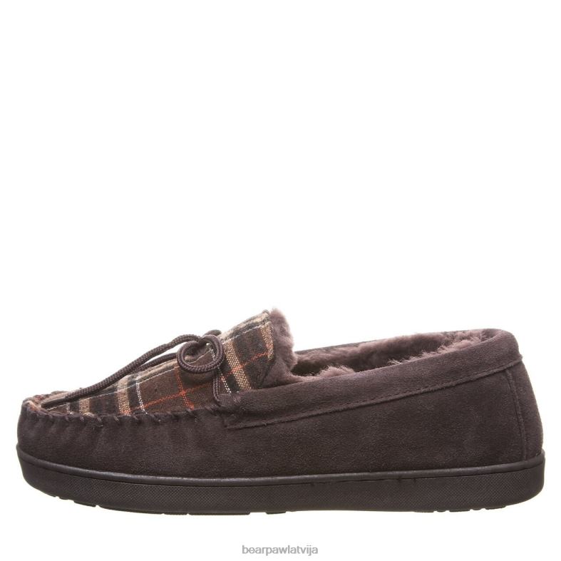 šokolādes multi adījums vīriešiem čības BEARPAW moc ii P2XFF541