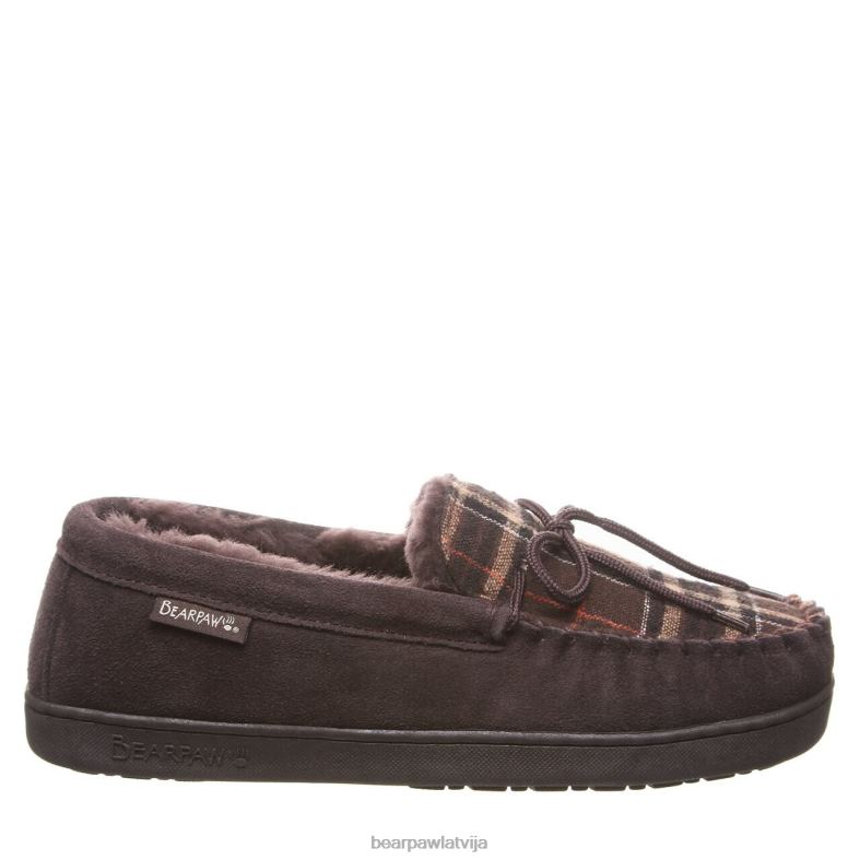 šokolādes multi adījums vīriešiem čības BEARPAW moc ii P2XFF541