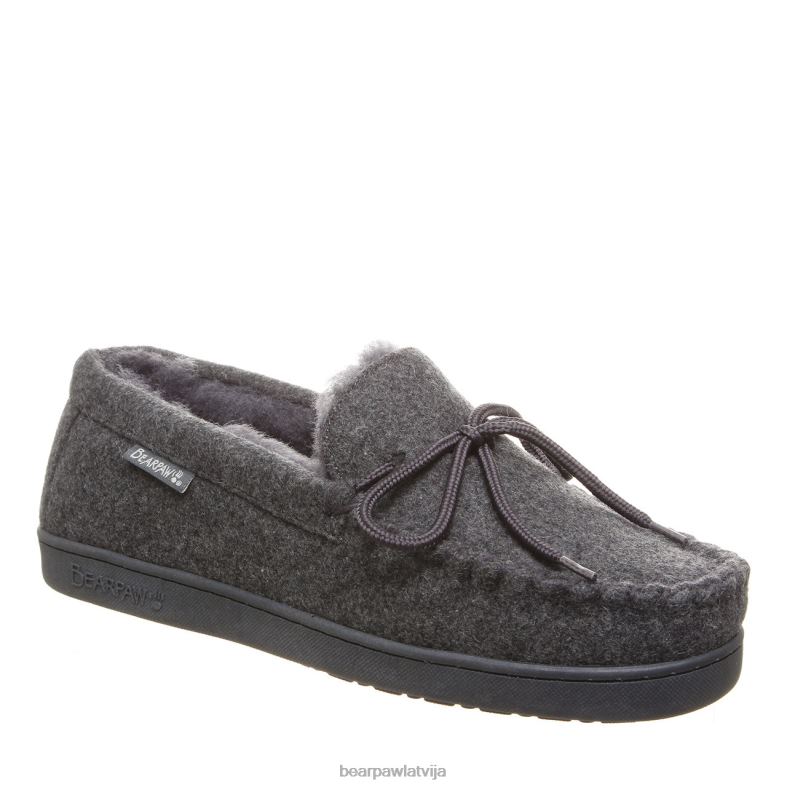 pelēks vīriešiem čības BEARPAW moc ii P2XFF537