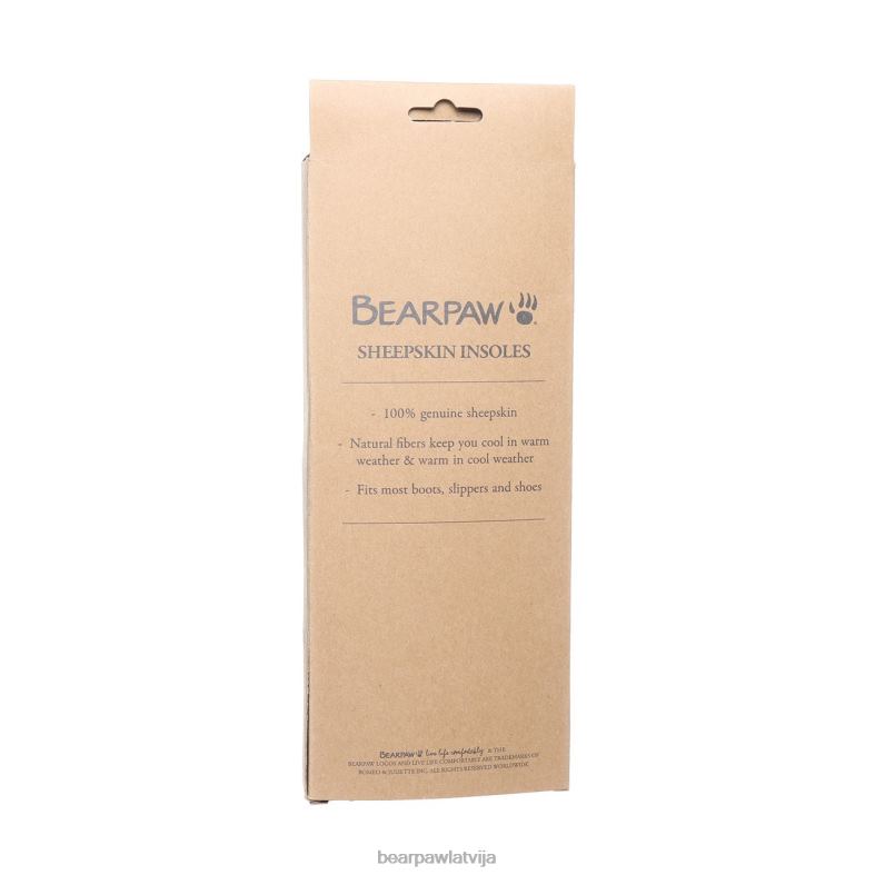 nav krāsas vīriešiem Piederumi BEARPAW ventilējamas komforta zolītes P2XFF564