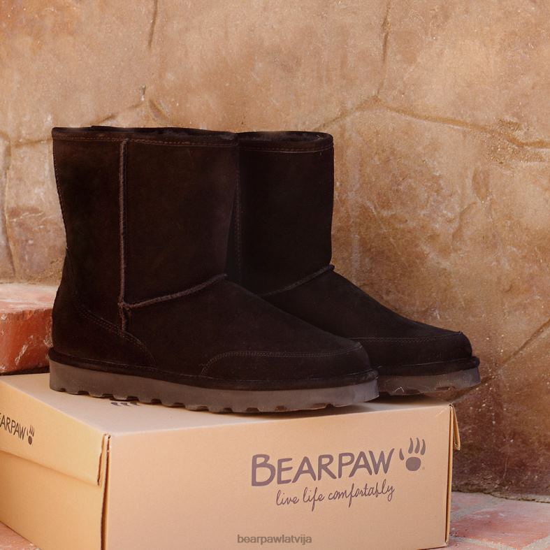 melns vīriešiem zābaki BEARPAW bradijs plats P2XFF511