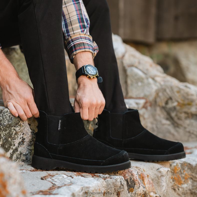 melns vīriešiem zābaki BEARPAW niks P2XFF517