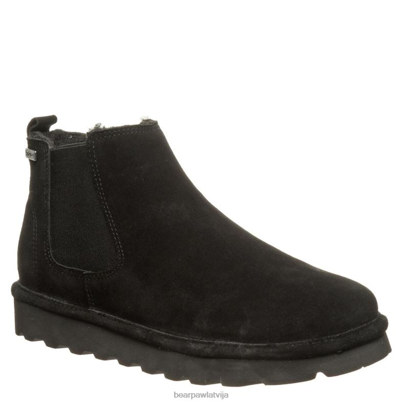 melns vīriešiem zābaki BEARPAW zīmēja P2XFF522